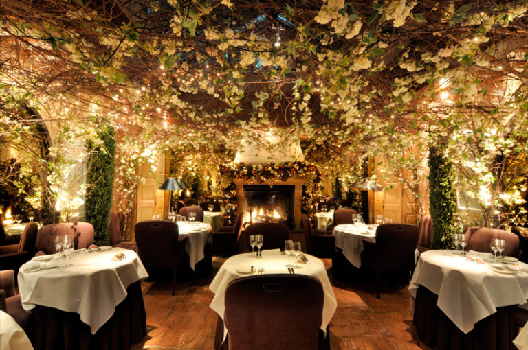 Clos Maggiore French restaurant near Covent Garden piazza