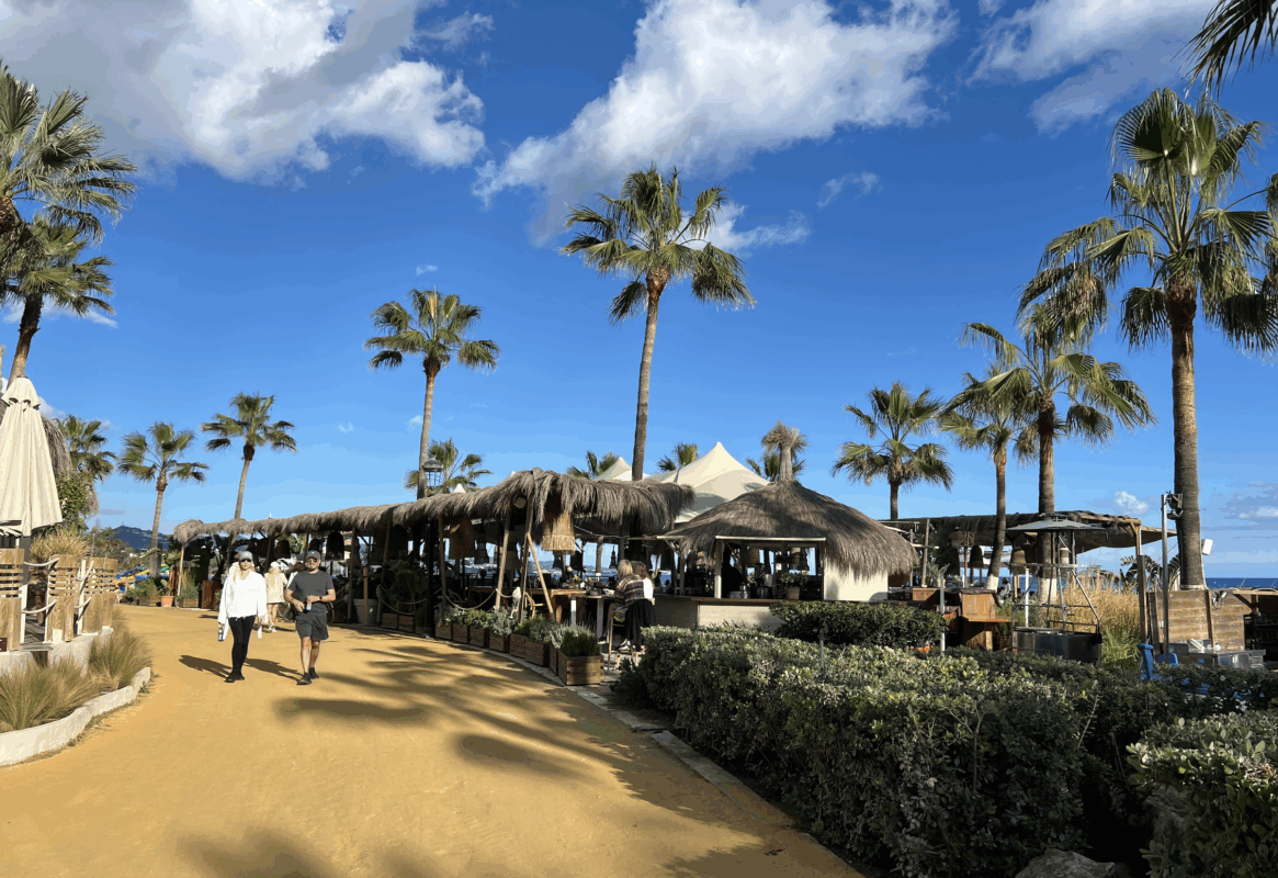 Chiringuito at Puente Romano Marbella beachfront hotel