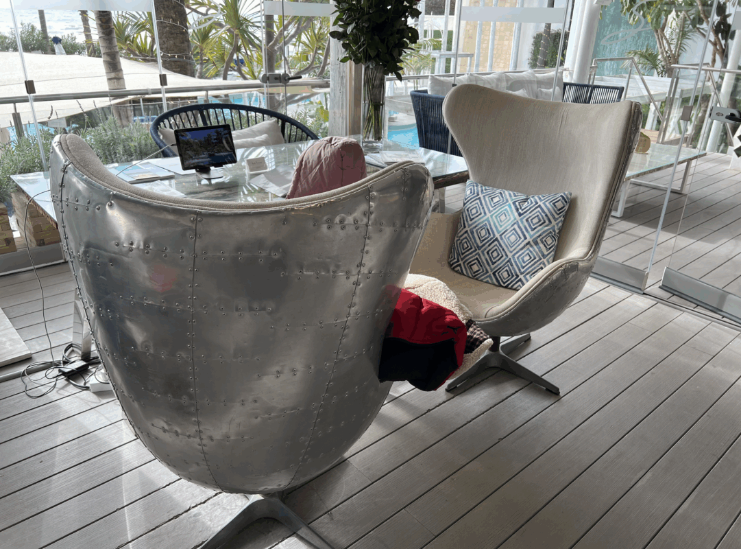 Spa entrance Puente Romano beachfront hotel