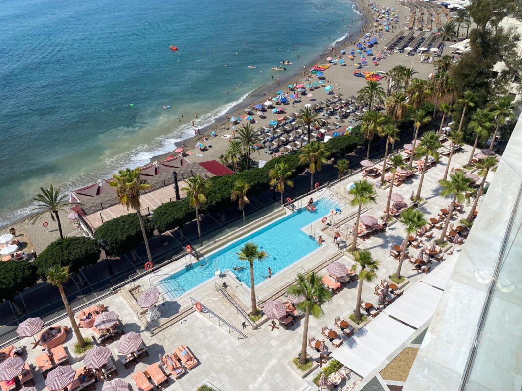 El Fuerte Marbella View from Rooftop Bar