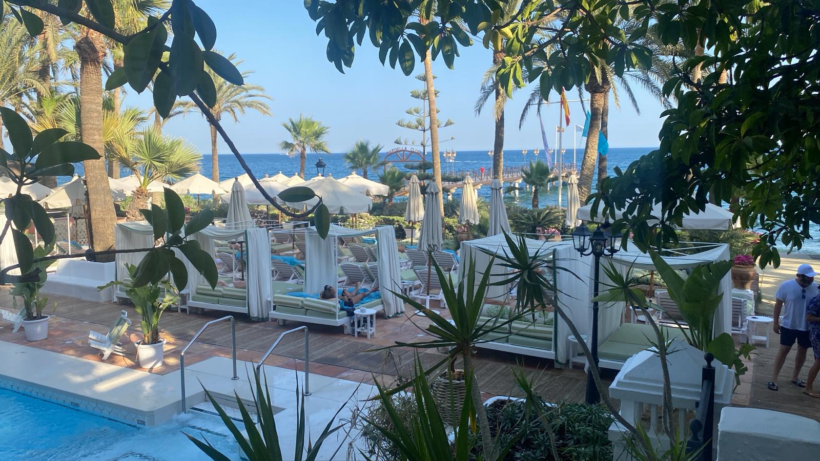Marbella Club Hotel gardens and entrance Golden Mile