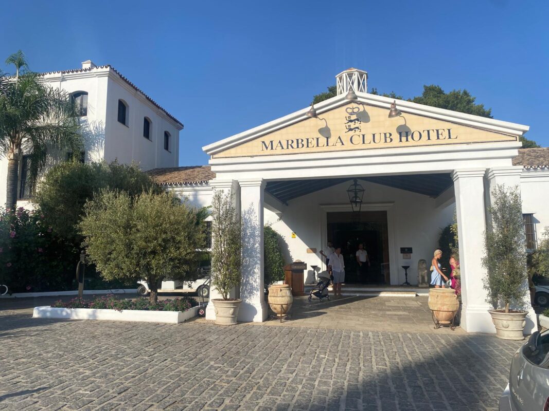 Marbella Club entrance