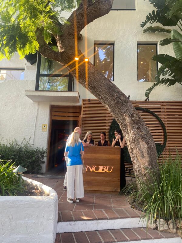 Puente Romano Nobu Restaurant entrance