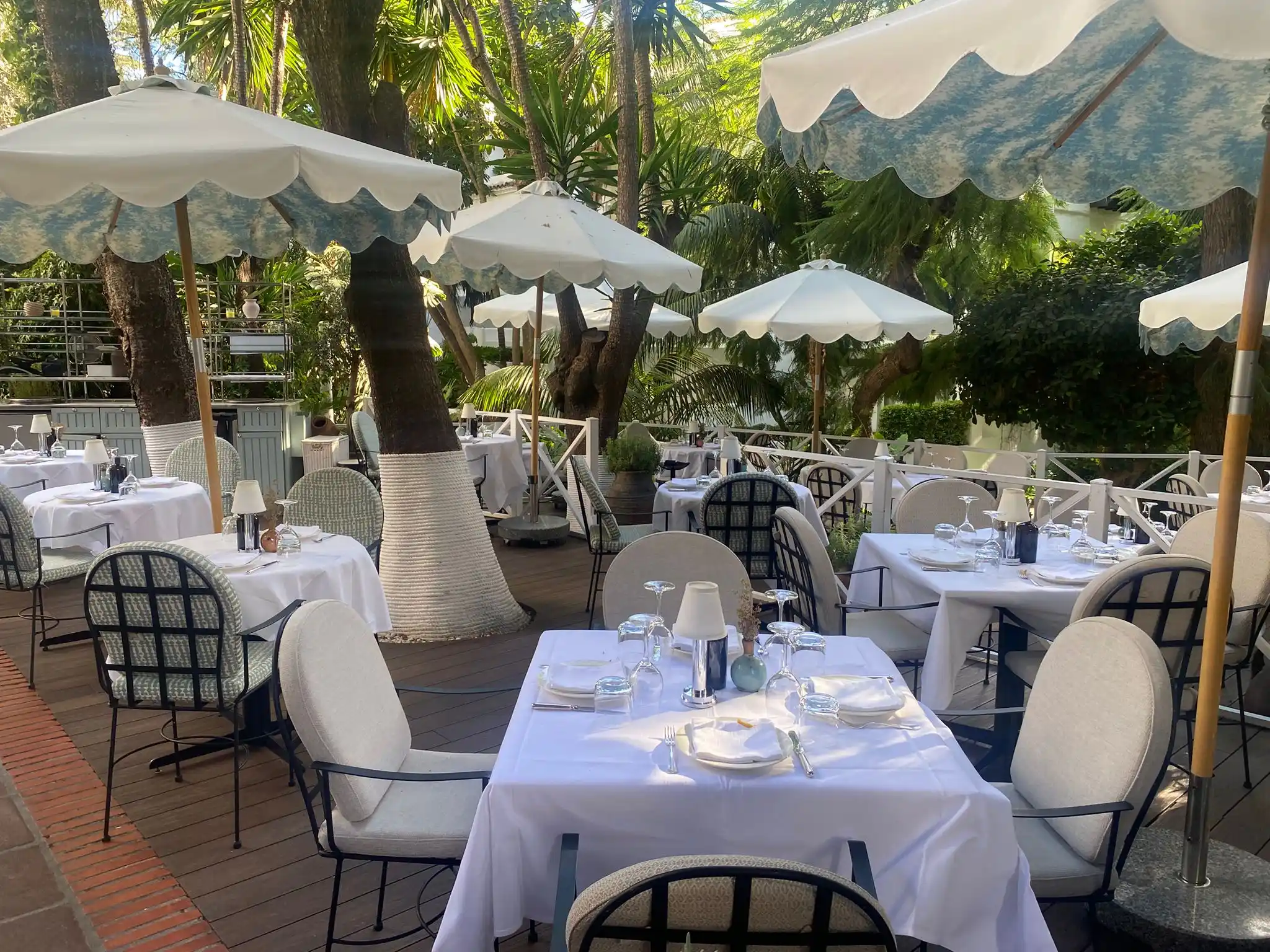 Gaia contemporary Greek restaurant Puente Romano Marbella