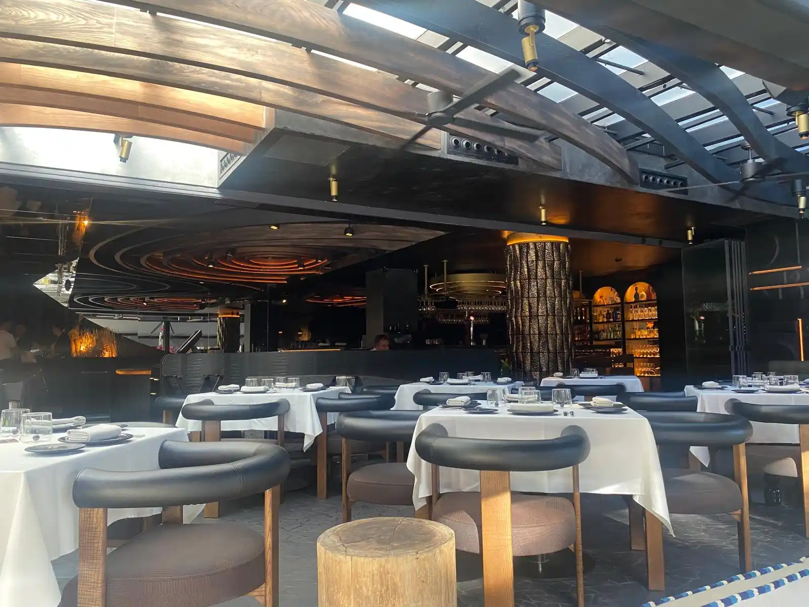 Leña restaurant Puente Romano Marbella Dani García fire-grilled cuisine interior