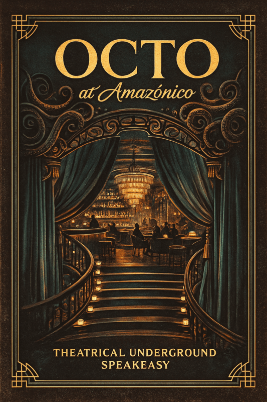 OCTO at Amazónico: Theatrical Underground Speakeasy