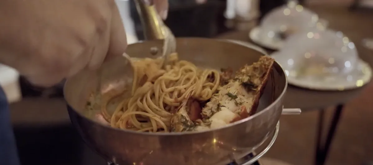 Grand Hotel Timeo Taormina Otto Geleng Michelin-Star Lobster Linguine