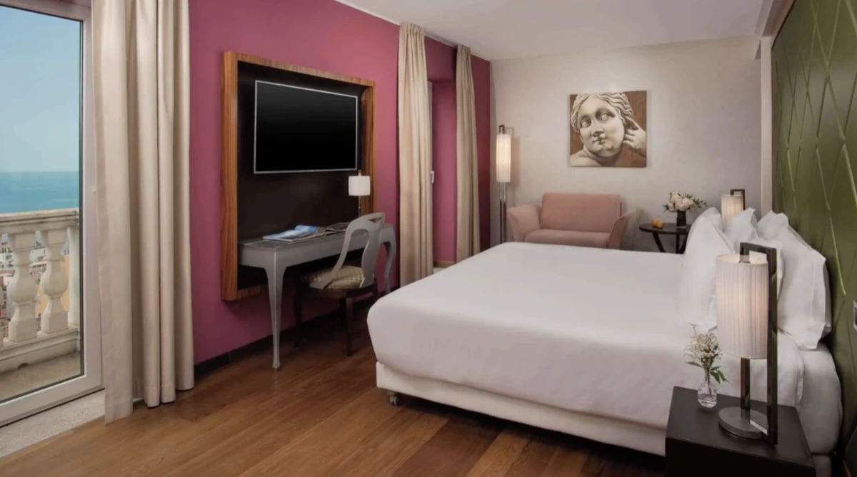 NH Collection Taormina bedroom with terrace