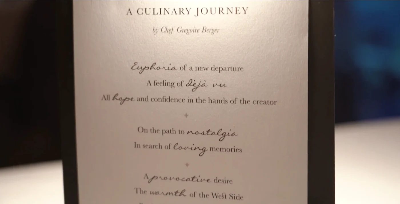 Menú de Degustación Ossiano Dubai