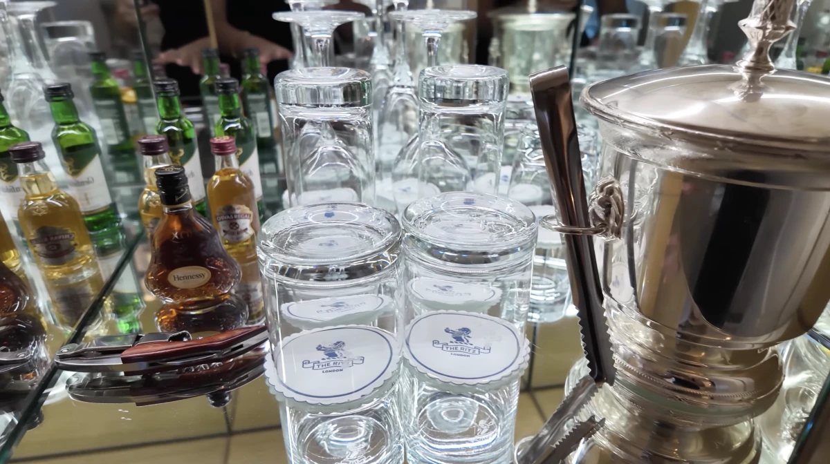 The Ritz Hotel London minibar
