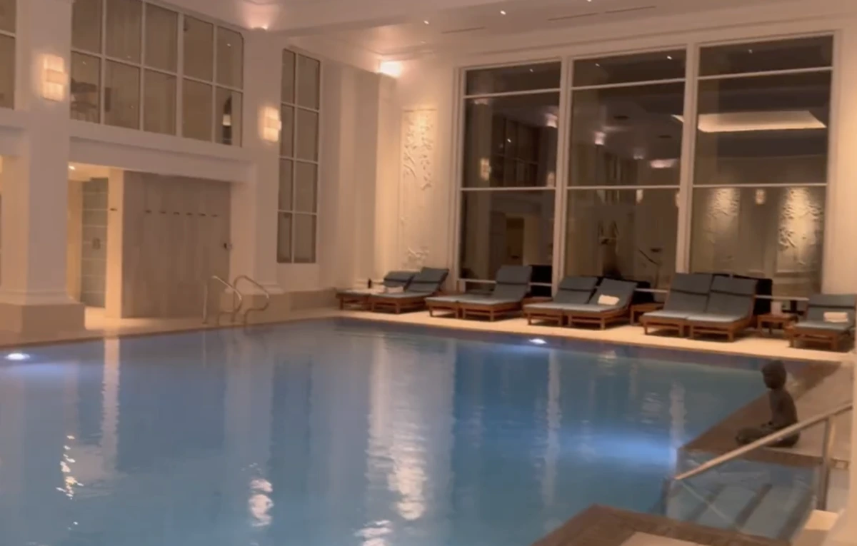 Chewton Glen Hotel Spa New Forest indoor swimming pool