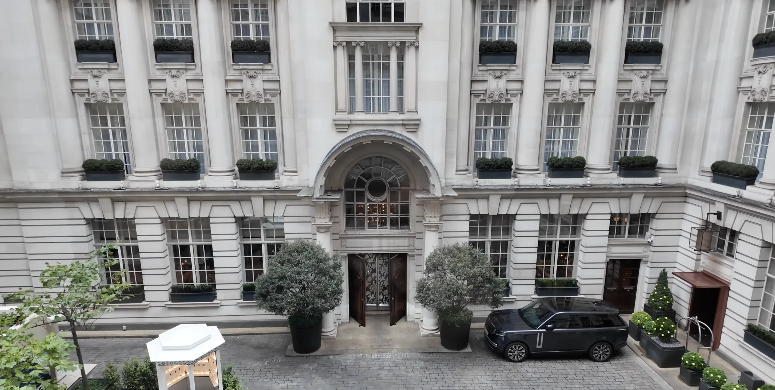 Rosewood London — Belle Époque courtyard entrance off High Holborn