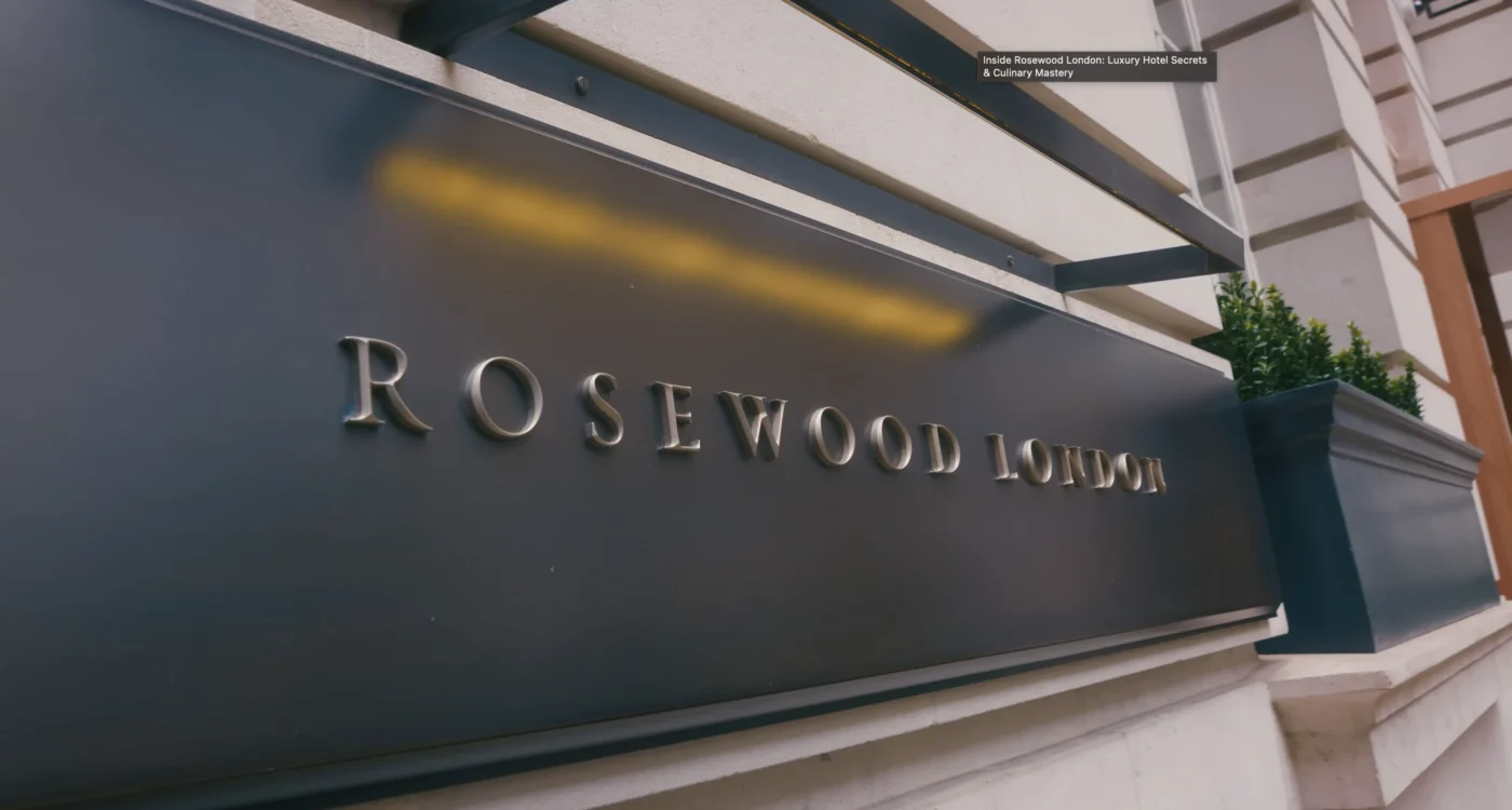 Rosewood London sign