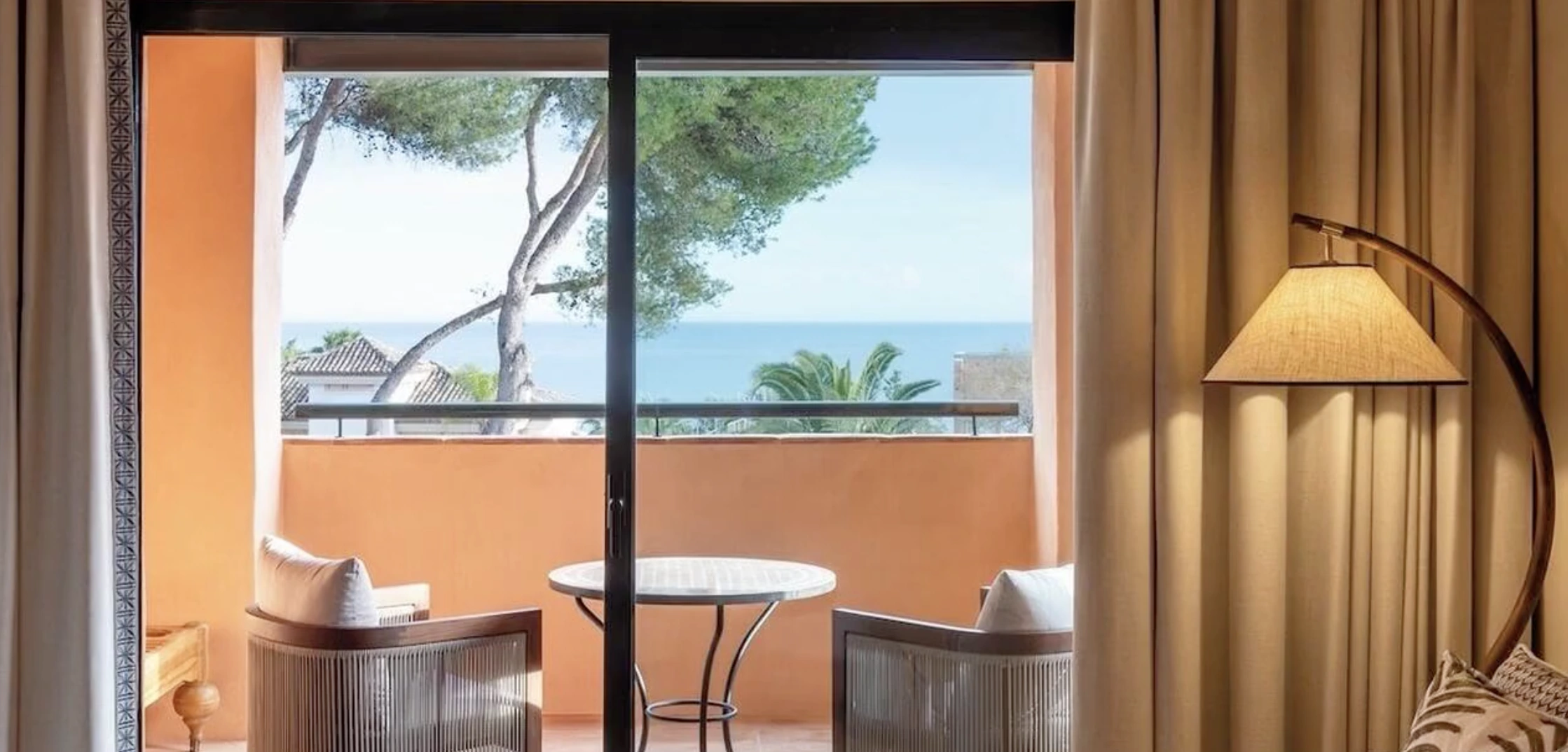 Gran Marbella Resort — room terrace with sea views over Real de Zaragoza beach