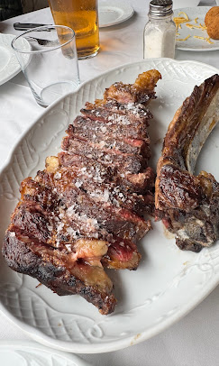 Argentine solomillo steak at La Estancia Steak and Wine restaurant on the old town terrace, Marbella