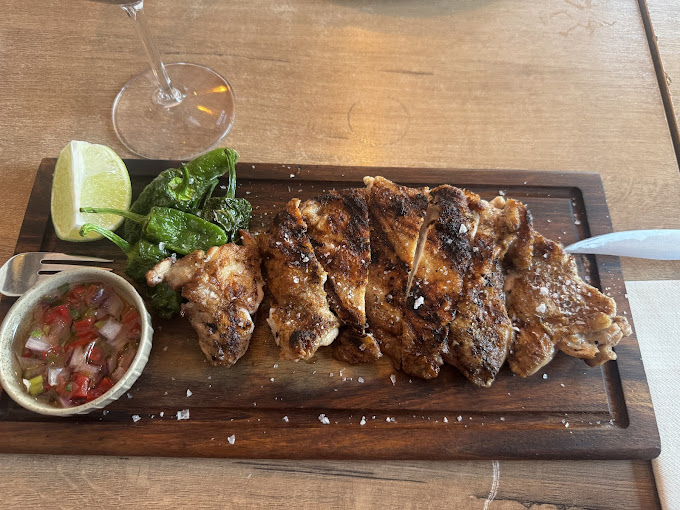 Chuletón de ternera grilled over charcoal at Sidrería Usategui Basque asador, Marbella