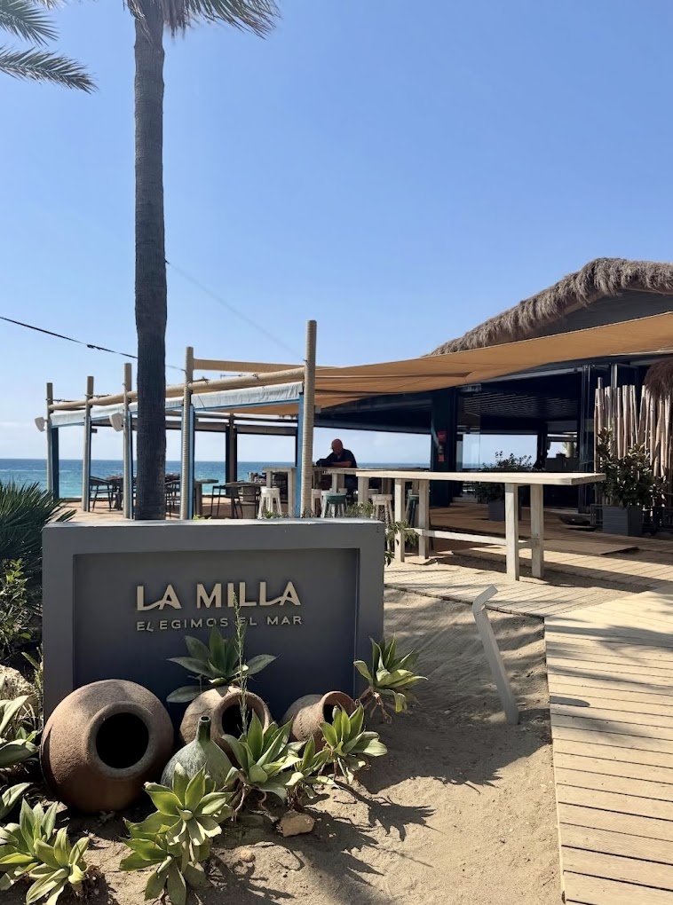 La Milla Michelin-recommended beach restaurant Playa de Nagüeles Golden Mile Marbella