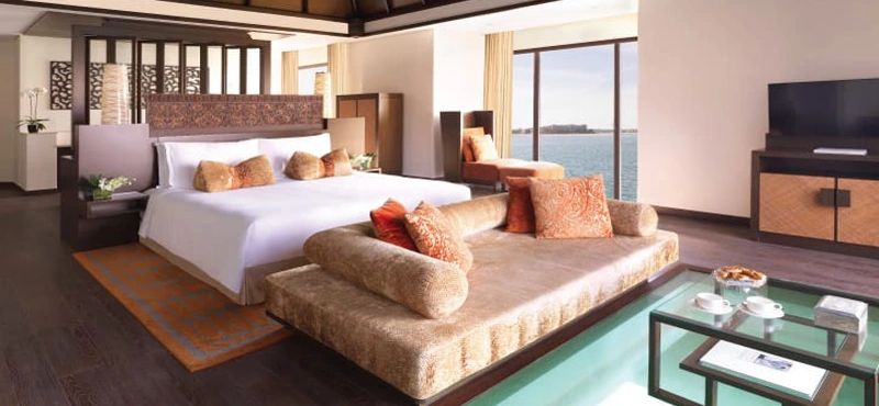 Villa sobre el agua de Anantara The Palm Dubái para luna de miel