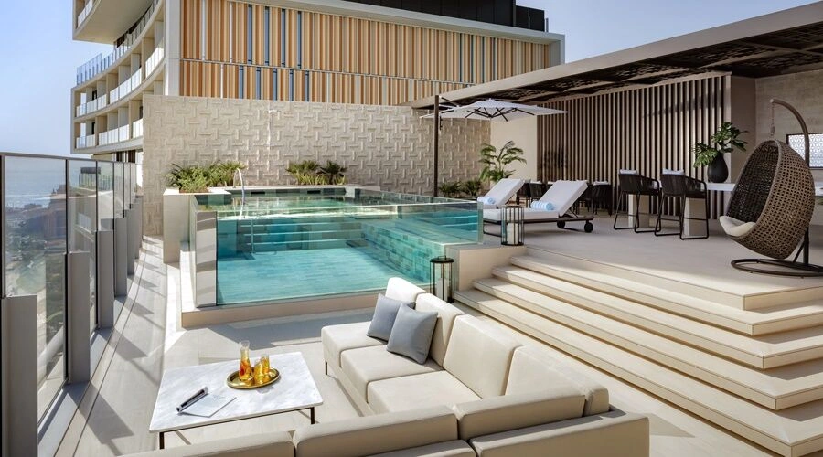 Sky Pool Villa de Atlantis The Royal para luna de miel en Dubái