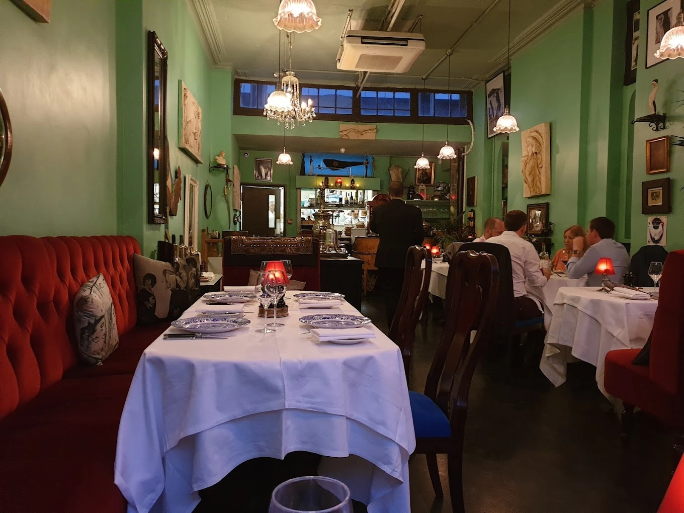Otto's tableside duck press romantic restaurant Bloomsbury London