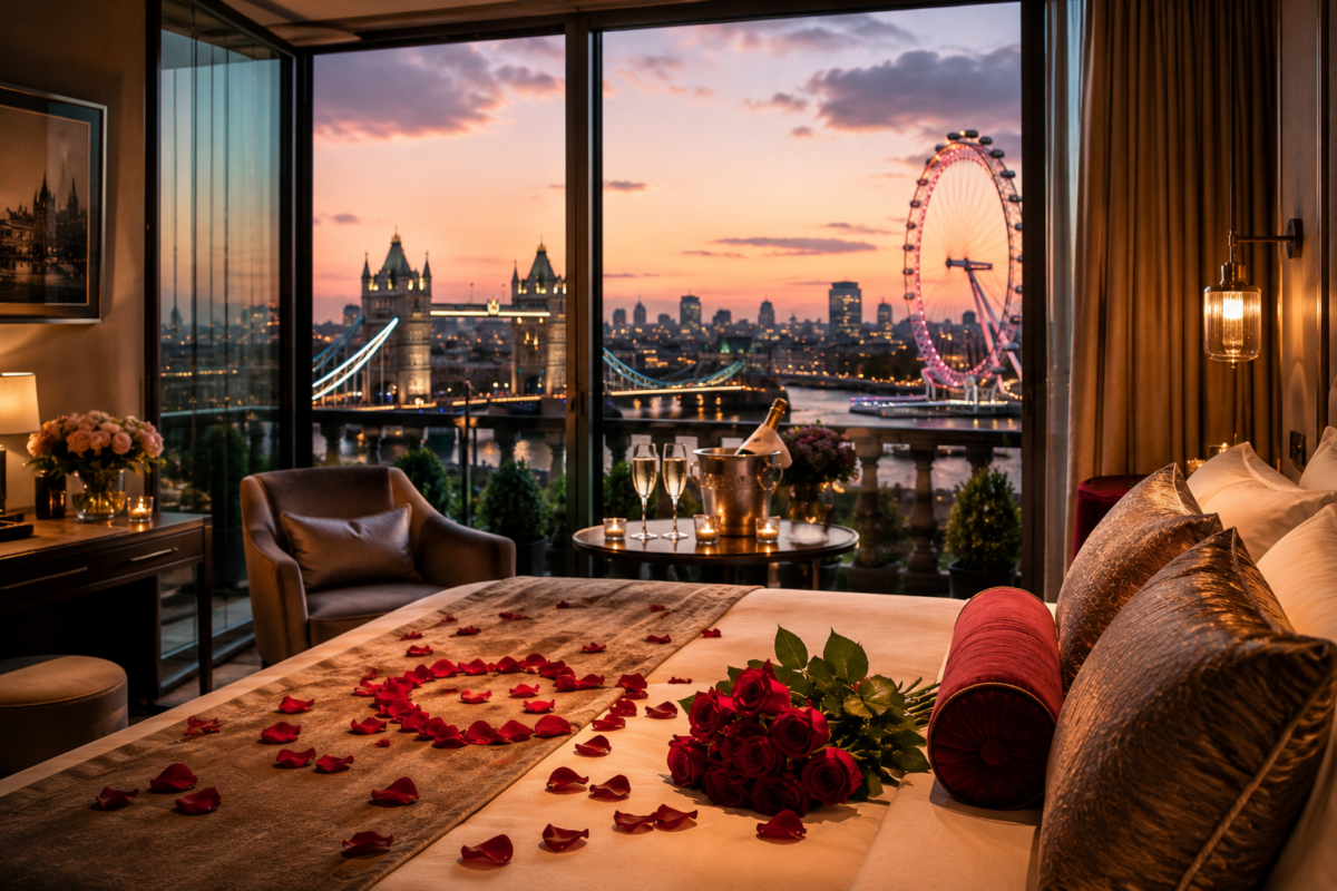 Romantic Luxury Hotels in London for Honeymoon Stays (2026)
