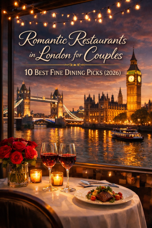 Romantic Restaurants in London for Couples