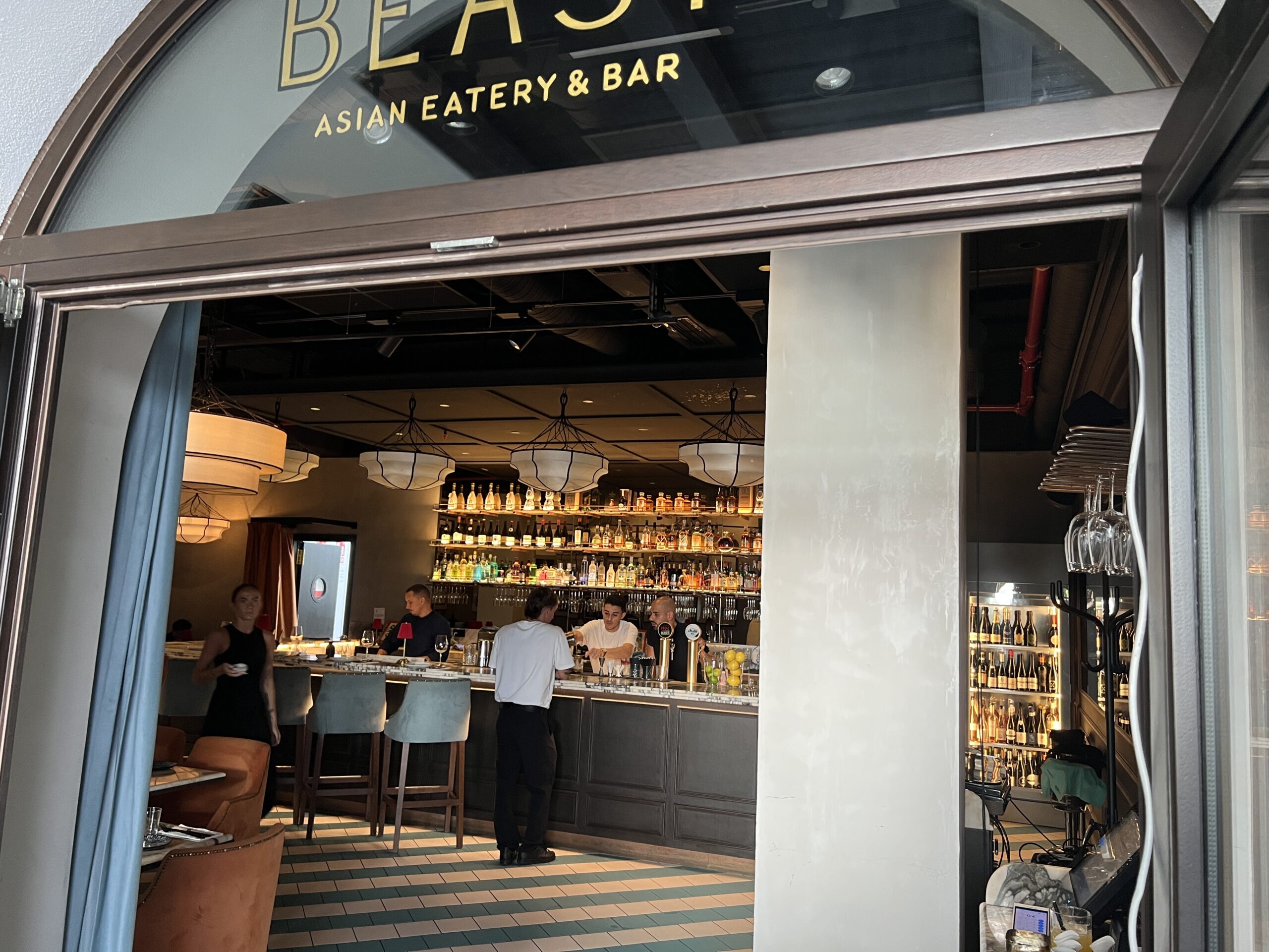 Entrance to Beast Asian Eatery and Bar at Forum Marbella