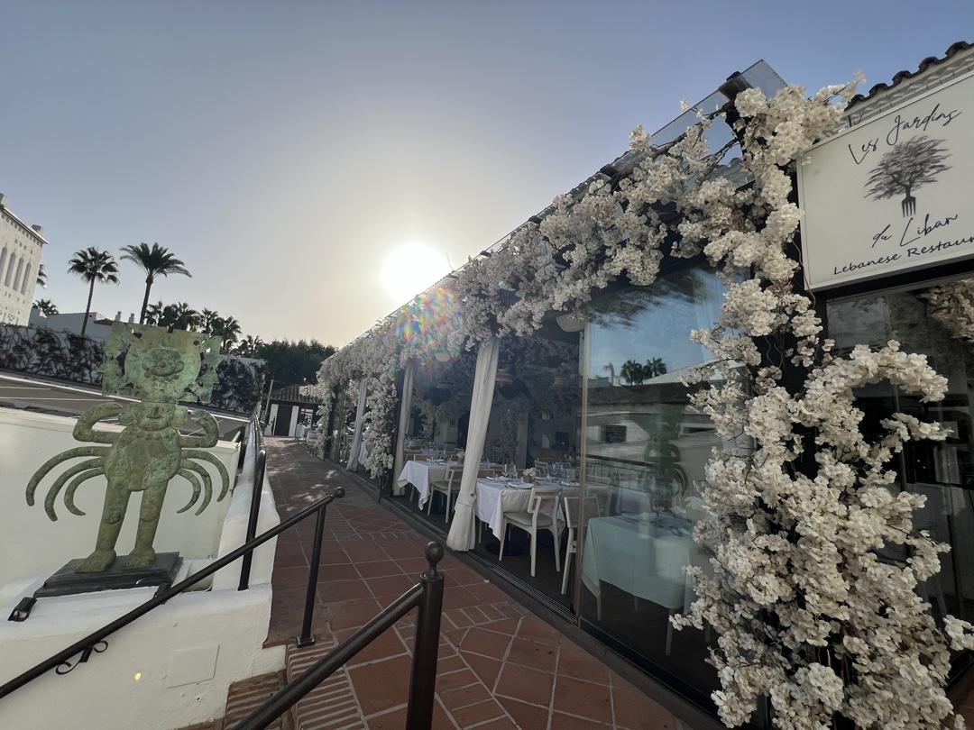 Le Jardin du Liban Lebanese restaurant Puente Romano Marbella