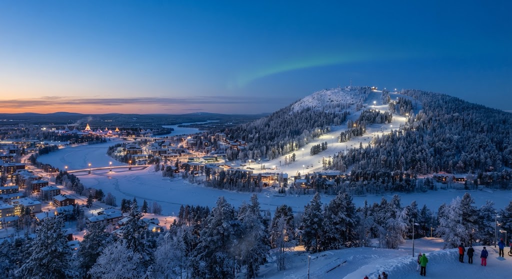 Ounasvaara hill near Rovaniemi in winter